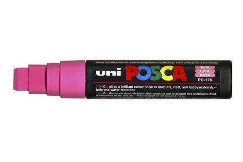 Uniball Marcador Posca PC-17K No Permanente Punta Biselada 15MM Pink — image 1