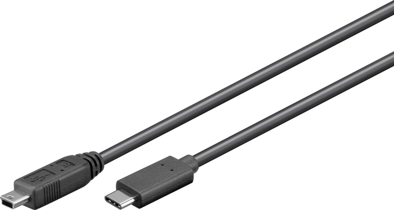 Goobay USB Cable -c 2.0 USB Mini-b 2.0 0.50M Black