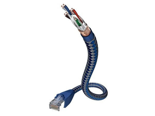 Inakustik 00480305 Network Cable Blue Silver 5M CAT.6 Sf/UTP (s-FTP) — image 1