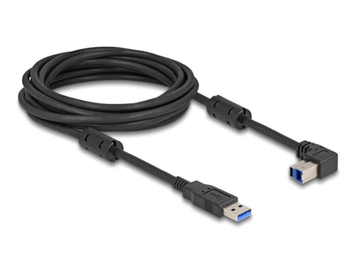 Delock USB 5Gbps Cable Type a Connector Male a Type B Connector Male 90° Arriba Angulado 5M — image 1