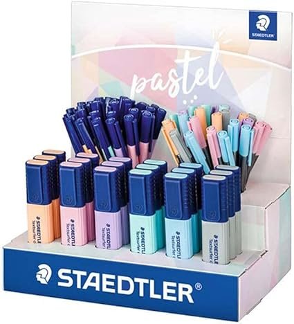 Staedtler Expositor With 78 Markers Pastel - Modelos Textsurfer Classic, Triplus, Triplus Fineliner - Colours — image 1