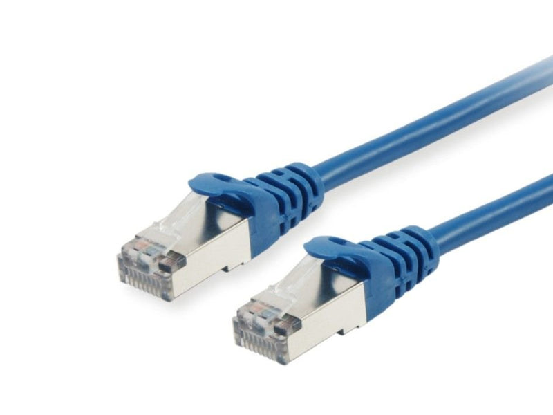 Equip Network Cable CAT.6A S/FTP 2x RJ45 10.00M Blue Lszh