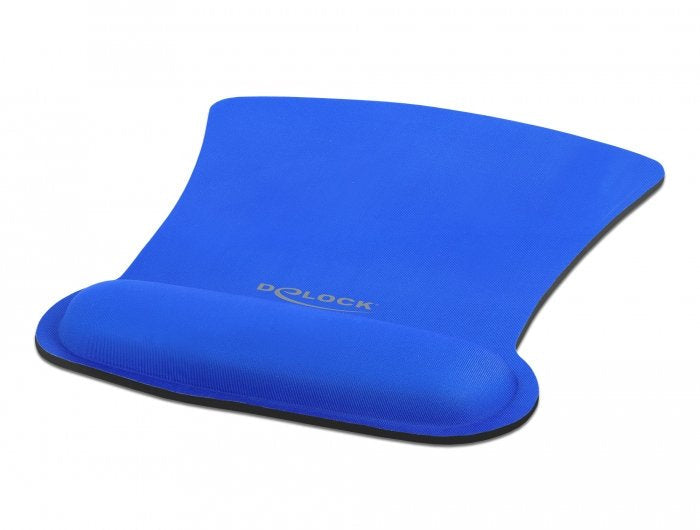 Delock Mouse Pad With Wrist Rest 245X206MM Blue