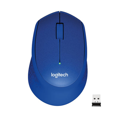 Logitech Mouse M330 Wireless Silent Plus Blue — image 1