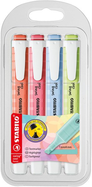 Stabilo Swing Cool Pastel Marcador Fluorescent Surtidos - Case 4U- — image 1