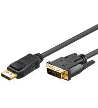 Goobay 2M DP/DVI DisplayPort Black — image 1