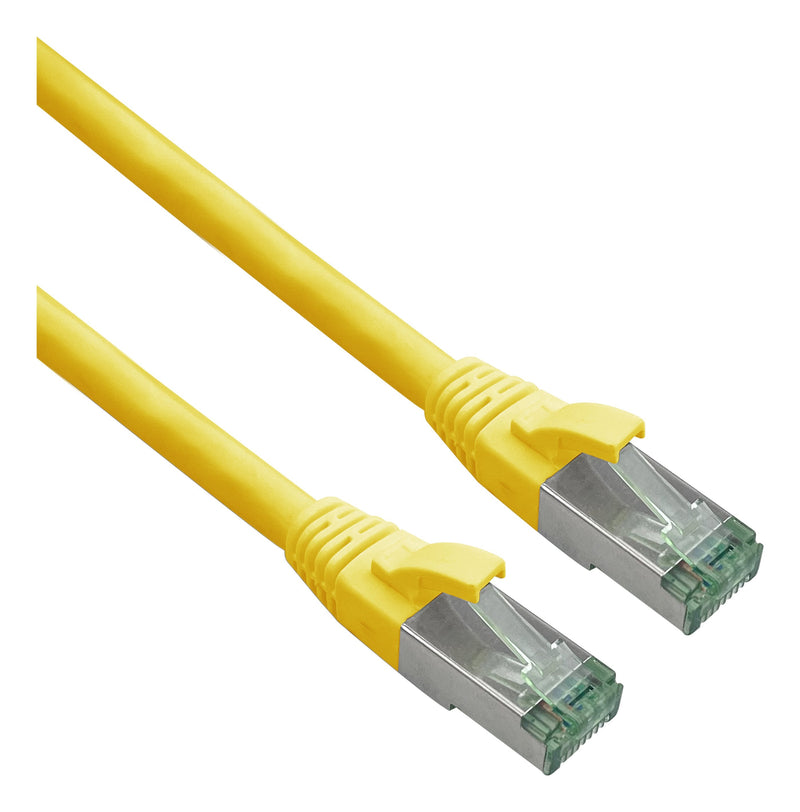 Helos Grs Certificado CAT.6A Network Cable With CAT.7 Rohkabel Tpe Yellow 5,0M