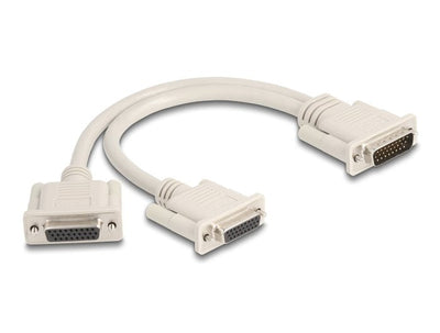 Adapter And Cable Splitter D-sub HD 26 Pin Connector Male a 2 X D-sub HD 26 Pin Connector Female With Screws 3 — image 1