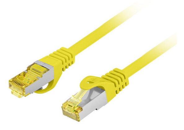 Lanberg Network Cable CAT.6A S FTP Lszh Cu 2M Yellow