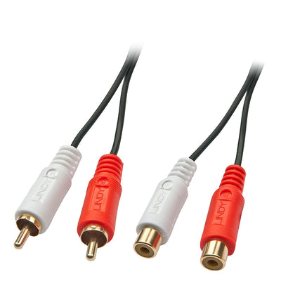 Lindy 35671 Cable Audio 2M 2 X Rca Black Red White — image 1