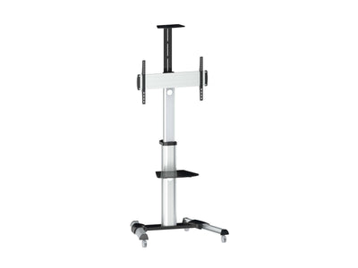Equip Stand Screen Floor With Wheels Screen 37 - 70 Fixed Rotacion 90º Aluminium Max. VESA 600X400 Up To 50 — image 1