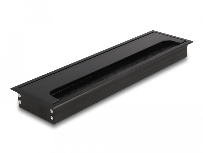 Delock Pasacables Assembly Empotrado Desk With Brush 300 X 80 X 28MM Black