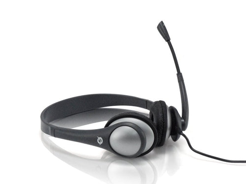 Conceptronic Headphones Entry Level Headset Jack 3.5 Microphone Flexible 1208008 — image 1