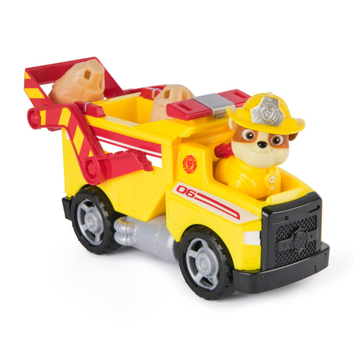 Spinmaster Paw Patrol Fire Rescue - Rubbles Rettungs-truck With Schaufel And Geschossen Sowie Rubble Hundefigu — image 1
