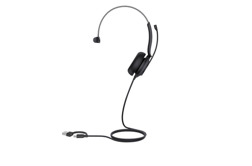 Yealink Headphones UH35, Black Variante Uc, USB-A And Usb-c, Mono UH35 Mono Uc USB-C/a — image 1