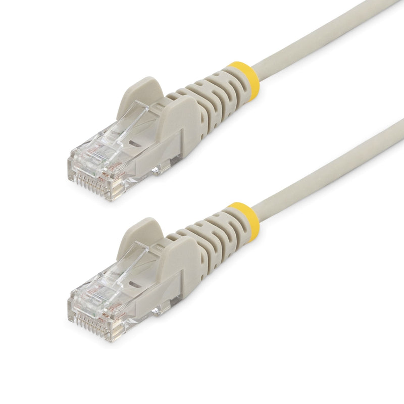 StarTech.com Cable CAT.6 2M - Slim - With Connectors RJ45 Without Enganches - Grey