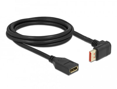 Delock Alargador DisplayPort Male 90° Hacia Arriba Ángulo a Female 8K 60 HZ 2M — image 1