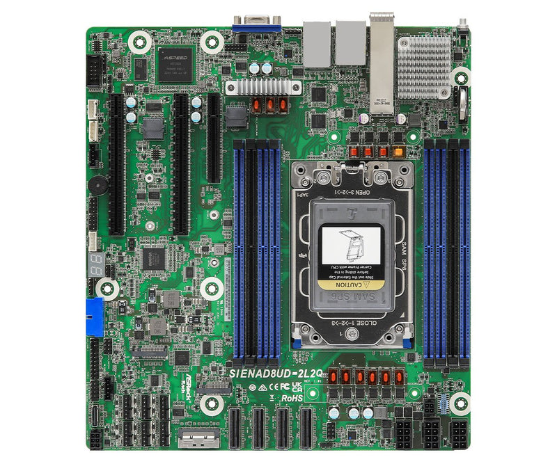Asrock Motherboard SIENAD8UD-2L2Q Socket SP6 microATX