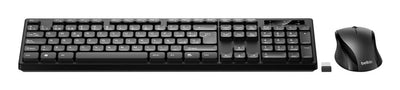 Belkin Keyboard And Mouse Wireless 2,4GHZ Receptor Nano Keys Planas Colour Black — image 1