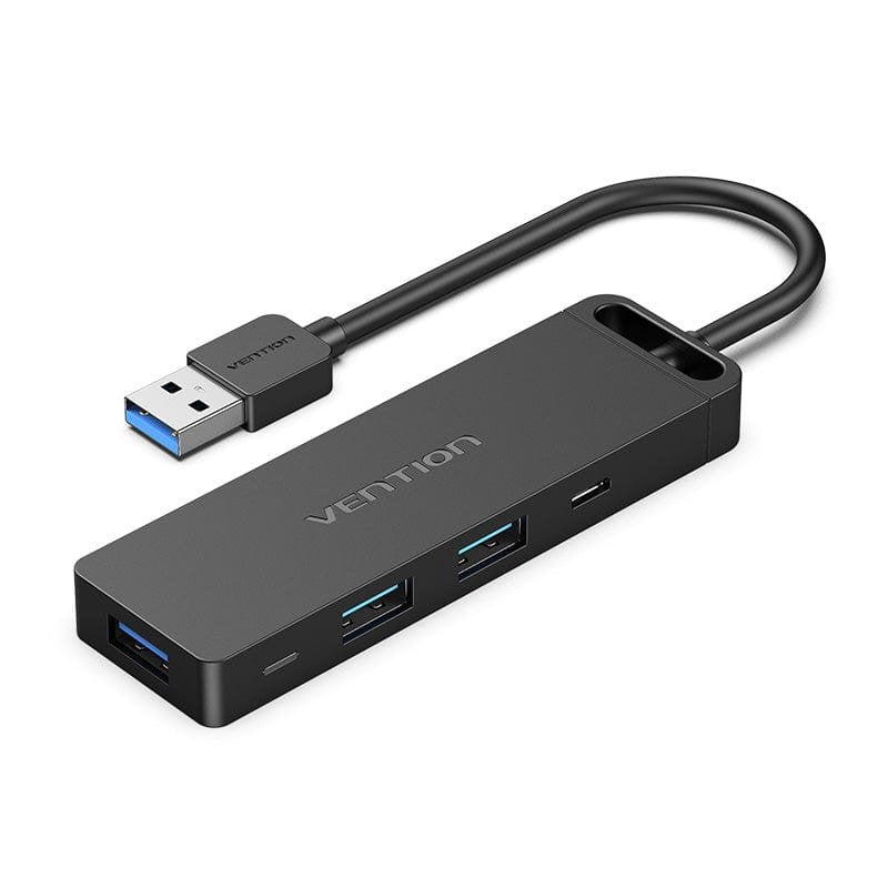 Vention Docking USB 3.0 Chvbb 3x USB 1XMICRO USB Pd 1XLECTOR Cards SD And microSD Black