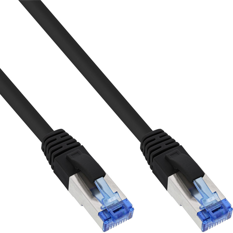 Inline® Network Cable S/FTP Pimf CAT.6A Halogen Free 500MHZ Black 2M