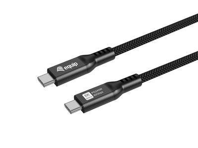 Equip USB Cable -C4.0-C 80Gbps PD240W M 1.20M Black — image 1