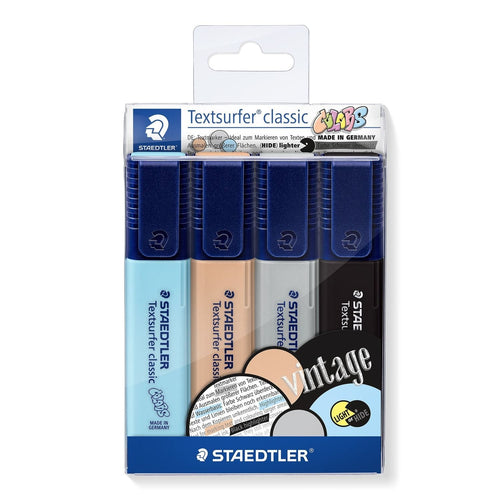 Staedtler Textsurfer Classic 364 Pack 4 Marcadores Fluorescentes - Secado Fast - Trazo 1 - 5MM Aprox - Colours — image 1