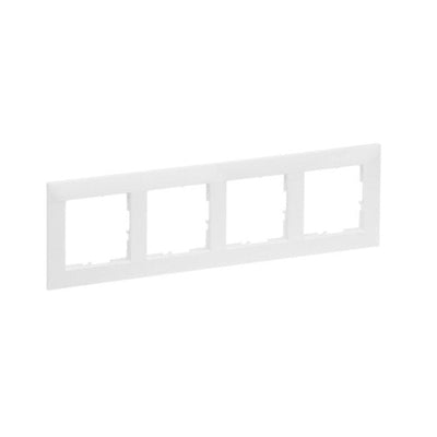 Legrand 765174 Seano 4-VÍAS Frame In Der Finish Colour Ultrawei — image 1