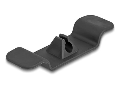 Delock 18447 Sujeta Cables Clip Self-adhesive Set 3 Pieces Black — image 1