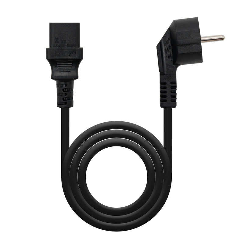 Nanocable Cable Power CPU - Shucko CEE7 Male a C-13 Female 5M - Black