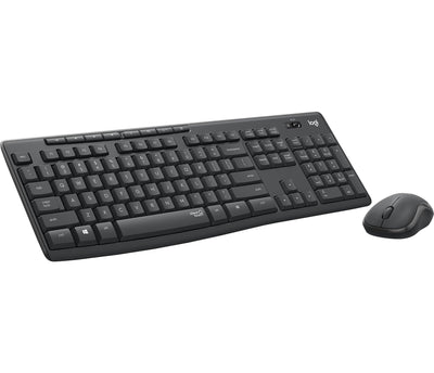 Logitech Keyboard English + Mouse MK295 USB QWERTY Internacional Ee.uu. Graphite — image 1