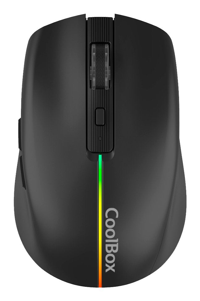 Coolbox Mouse Gaming W01 1600DPI Wireless Black