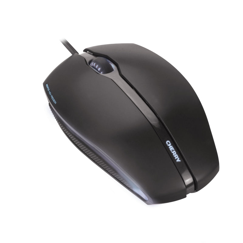Cherry Mouse Optico Gentix Illuminated 1000DPI USB Ambidextro Black JM-0300