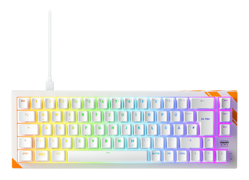 Cherry Xtrfy K5 Pro Tmr Keyboard RGB Wired Tkl 65% Wss