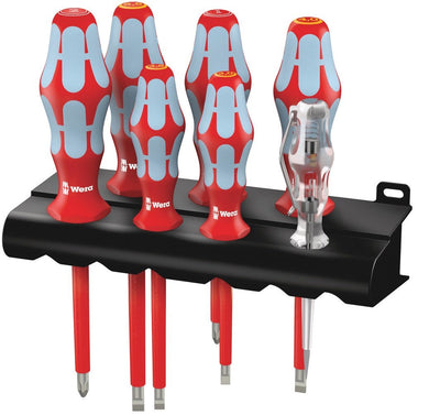 Wera 3160 I/7 Schraubendrehersatz Kraftform Plus, Edelstahl + Rack 05022728001 — image 1