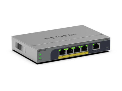 NETGEAR GS105EP No Administrado Gigabit Ethernet (10/100/1000) Energía Sobre Ethernet (PoE) Grey — image 1