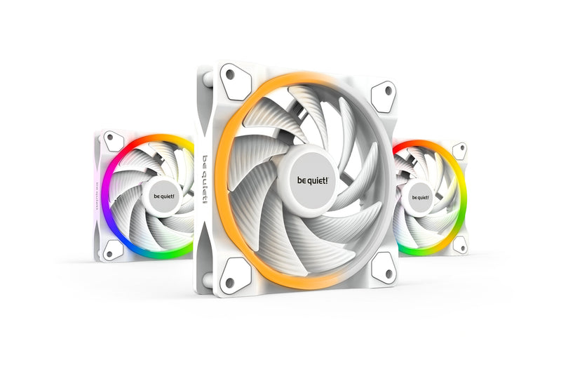 Be Quiet! Light Wings White 120MM PWM High Speed Triple-pack