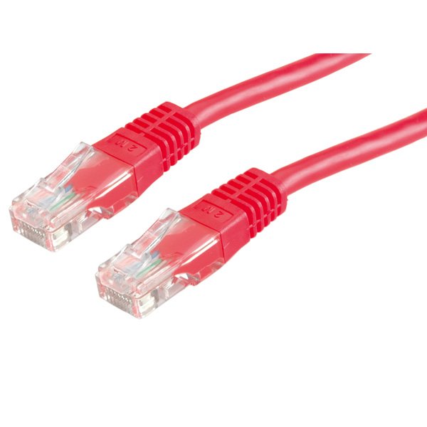Roline Network Cable KAT.5E Class D UTP Rojo 2M