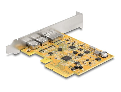 Delock 90161 Card Pci Express X4 a 1 X USB Type-c™ 10Gbps External Female + 1 X USB Type-c™ 10Gbps External (m — image 1