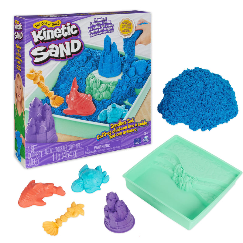 Spin Master Kinetic Sand - Sandbox Set Blue Arena Set 454 Gramos Arena