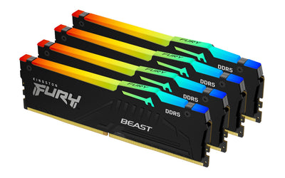 Kingston Memory DDR5 Chnology Fury Beast RGB 64GB 4 X 16GB — image 1