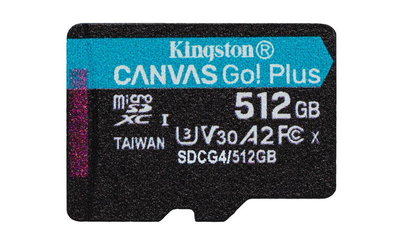 Kingston Microsdxc Canvas Go Plus 512GB