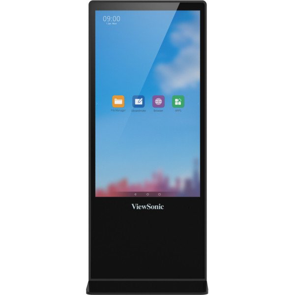 Viewsonic EP5542T Screen Señalización Design Tótem 139,7CM (55) LED 450 Cd M² 4K Ultra HD Black Screen Touchsc