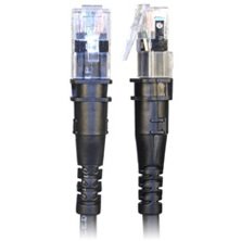 Patchsee Network Cable Thinpatch FTP CAT.6A Black 1.2M TP-6A-F/4