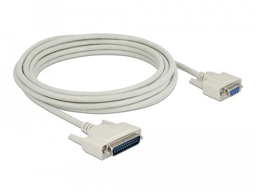 Delock Serielles Cable D-sub 25 Connector Male a D-sub 9 Connector Female 5M — image 1