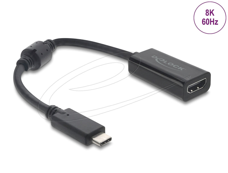 Delock USB Type-c™ Adapter a HDMI (dp Alt Mode) 8K 60 HZ With Hdr And Hdcp Black