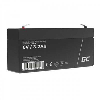 Green Cell Battery Agm 6V 3.2AH — image 1