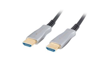 Lanberg HDMI Cable M/M V2.0 10M Optical Aoc Black CA-HDMI-20FB-0100-BK — image 1