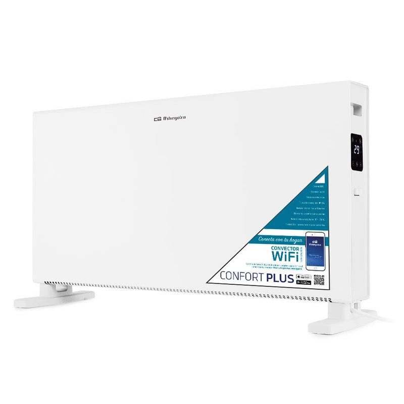 Orbegozo Rew 2050 Convector Wi-Fi - Control Smart From App - Power 2000W - Temporizador 24H - Protection