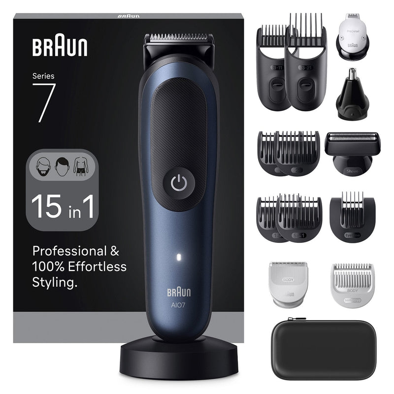 Braun Shaver 245043 / Series 7 All-in-one AIO7580 Black Blue